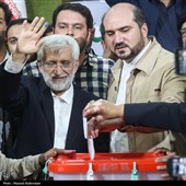 حضور سعیدجلیلی در شعبه اخذ رأی