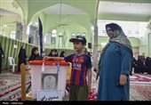 حماسه حضور بی نظیر مردم انقلابی قزوین پای صندوق رای