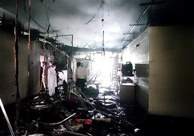 وقوع آتش‌سوزی در دانشگاه علوم پزشکی ایرانشهر