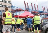Workers at Hamburg Port Go On Strike over Wage Dispute