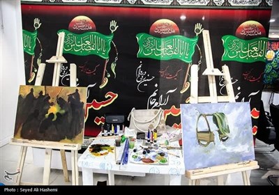 برگزاری کارگاه نقاشی «محرم» در شهر بوشهر