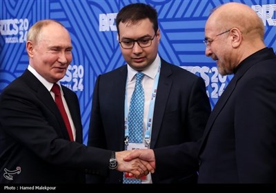 قاليباف يلتقي الرئيس الروسي