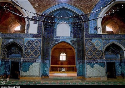 نمایشگاه فرهنگی- مذهبی تربت در مسجد کبود تبریز