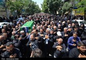 مراسم تشییع پیکر مرحوم سید جواد حجازی-همدان