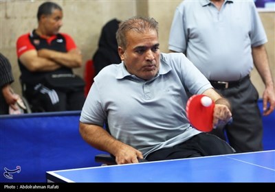 مسابقات تنیس روی میز جانبازان و معلولین کشوری در همدان