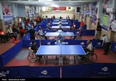 مسابقات تنیس روی میز جانبازان و معلولین کشوری در همدان+تصویر