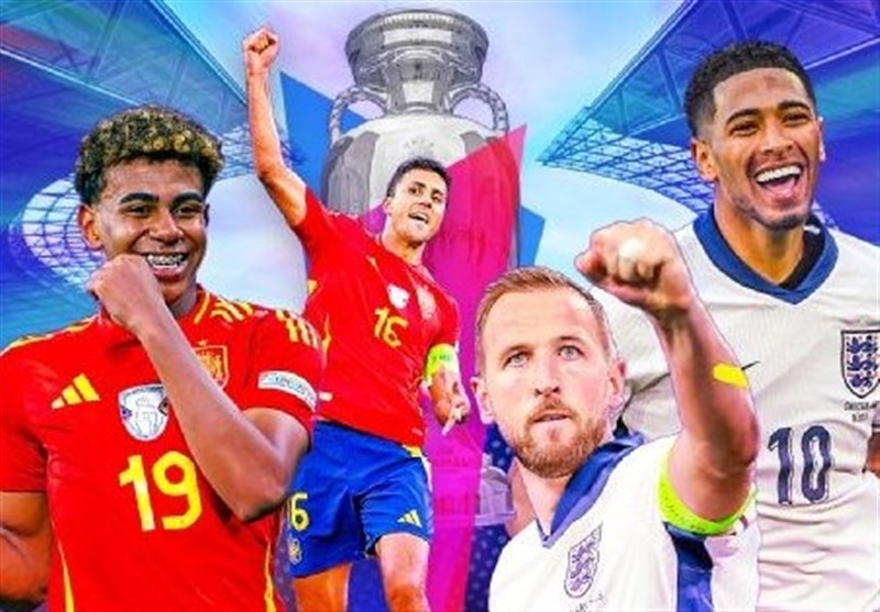 اعلام ترکیب اسپانیا و انگلیس برای فینال یورو 2024