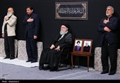 مراسم عزاداری شب تاسوعای حسینی (ع)در حسینیه‌ی امام خمینی(ره)