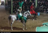 تعزیه خوانی در شب تاسوعای حسینی (ع)  در شهرستان چوار+ فیلم