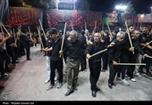 مراسم عزاداری شاه حسین گویان شب تاسوعای حسینی در ارومیه