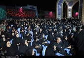 مراسم عزاداری شاه حسین گویان شب تاسوعای حسینی در ارومیه