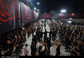 مراسم عزاداری شاه حسین گویان شب تاسوعای حسینی در ارومیه
