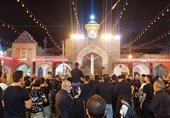 سوگواری شب عاشورا در حرم مطهر حضرت عبدالعظیم(ع) + فیلم