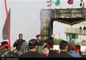 عزاداری سنتی روز تاسوعای بندرعباسی‌ها در جوار ساحل خلیج فارس