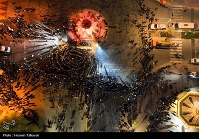 مراسم عزاداری شب عاشورای حسینی در کیش تصویر