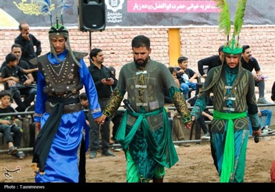 مراسم آیینی تعزیه روز تاسوعا در روستای ده زیار کرمان