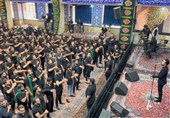 سینه زنی باشکوه 15 ضربی هیئت علقمه امامشهر یزد