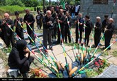 آیین کرنی زنی عاشورا در روستای بی بالان گیلان