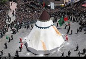 Big Tent Set Ablaze on Ashura in Tehran