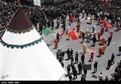 Big Tent Set Ablaze on Ashura in Tehran