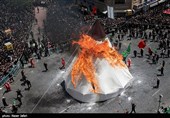 Big Tent Set Ablaze on Ashura in Tehran