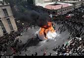 Big Tent Set Ablaze on Ashura in Tehran
