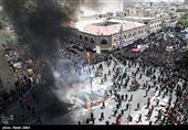 Big Tent Set Ablaze on Ashura in Tehran