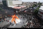Big Tent Set Ablaze on Ashura in Tehran
