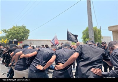 عزاداری روستاهای مرزی سیستان و بلوچستان در سوگ اباعبدالله(ع)