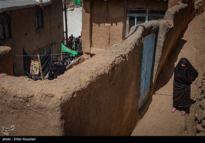 عزاداری عاشورای حسینی در روستای مجن - سمنان