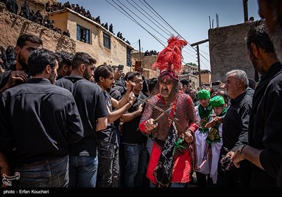 عزاداری عاشورای حسینی در روستای مجن - سمنان