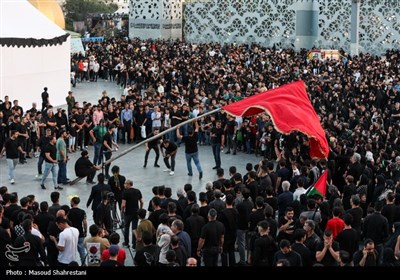 خیمه سوزان عصر عاشورا در میدان امام حسین (ع)