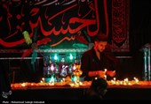 عزاداری مردم قم در شام غریبان حسینی + فیلم