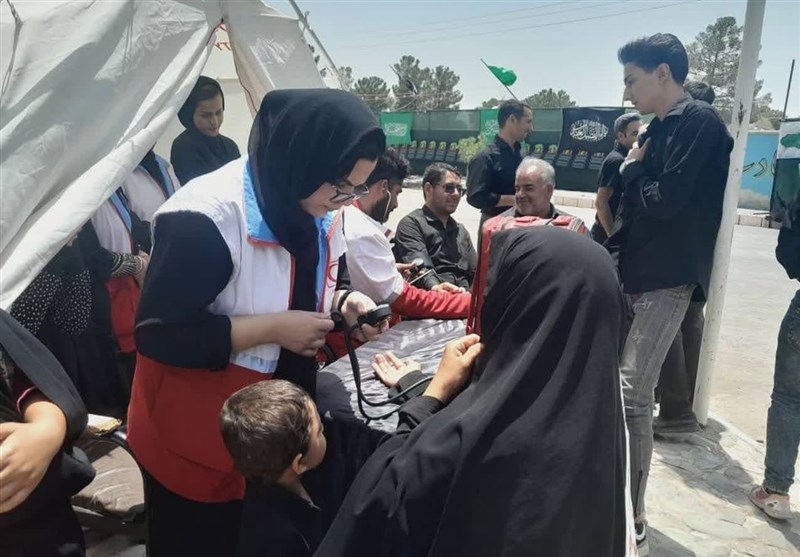 امدادرسانی هلال‌احمر خراسان جنوبی به 270 عزادار در عاشورا