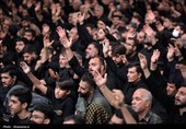 آخرین شب مراسم عزاداری حضرت اباعبدالله الحسین(ع) در حسینیه امام خمینی(ره)