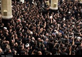 آخرین شب مراسم عزاداری حضرت اباعبدالله الحسین(ع) در حسینیه امام خمینی(ره)