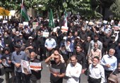 خشم نمازگزاران اصفهانی در محکومیت جنایات رژیم صهیونیستی