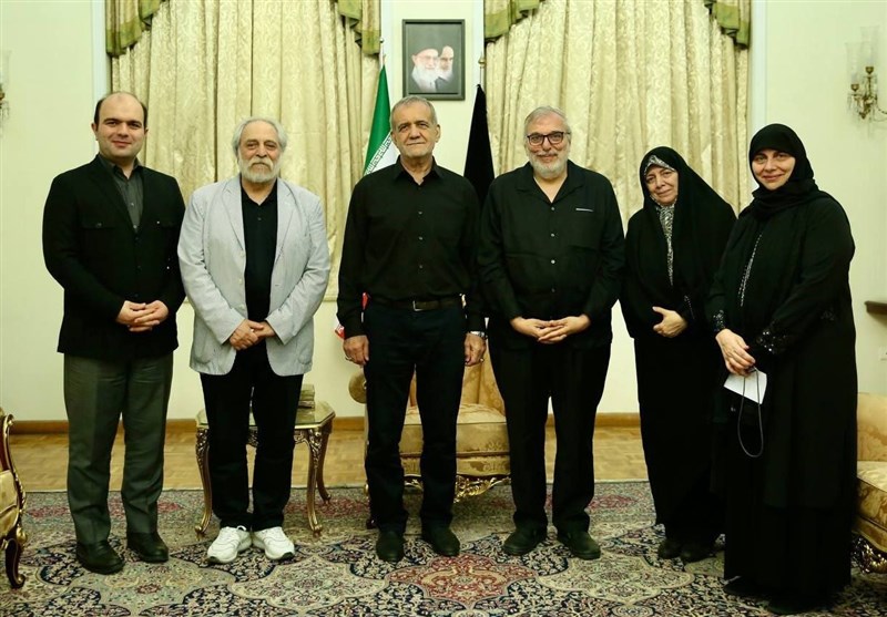 دیدار خانواده امام موسی صدر با پزشکیان