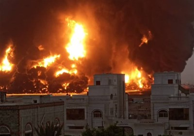 حملهاسرائیل به مخازن نفتی الحدیده یمن؛ 17 شهید