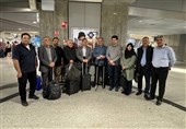 ورود سومین گروه از کاروان المپیکی ایران به پاریس