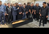 تشییع پیکر پدر شهیدان دستجردی