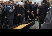 تشییع پیکر پدر شهیدان دستجردی