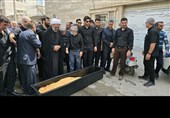 تشییع پیکر پدر شهیدان دستجردی