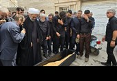 تشییع پیکر پدر شهیدان دستجردی