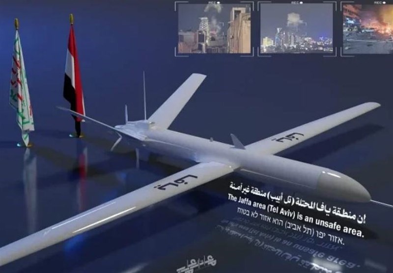 الإعلام الحربی للقوات المسلحة الیمنیة یبث مشاهد من عملیة إطلاق طائرة یافا المسیرة