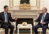 دیدار بشار اسد با پوتین در کاخ کرملین