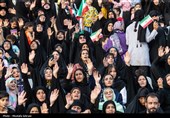 اجتماع دختران انقلاب در ورزشگاه آزادی