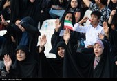 اجتماع دختران انقلاب در ورزشگاه آزادی
