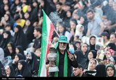 اجتماع دختران انقلاب در ورزشگاه آزادی