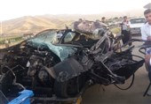 6 نفر در تصادف هولناک یوسفآباد زنجان راهی بیمارستان شدند